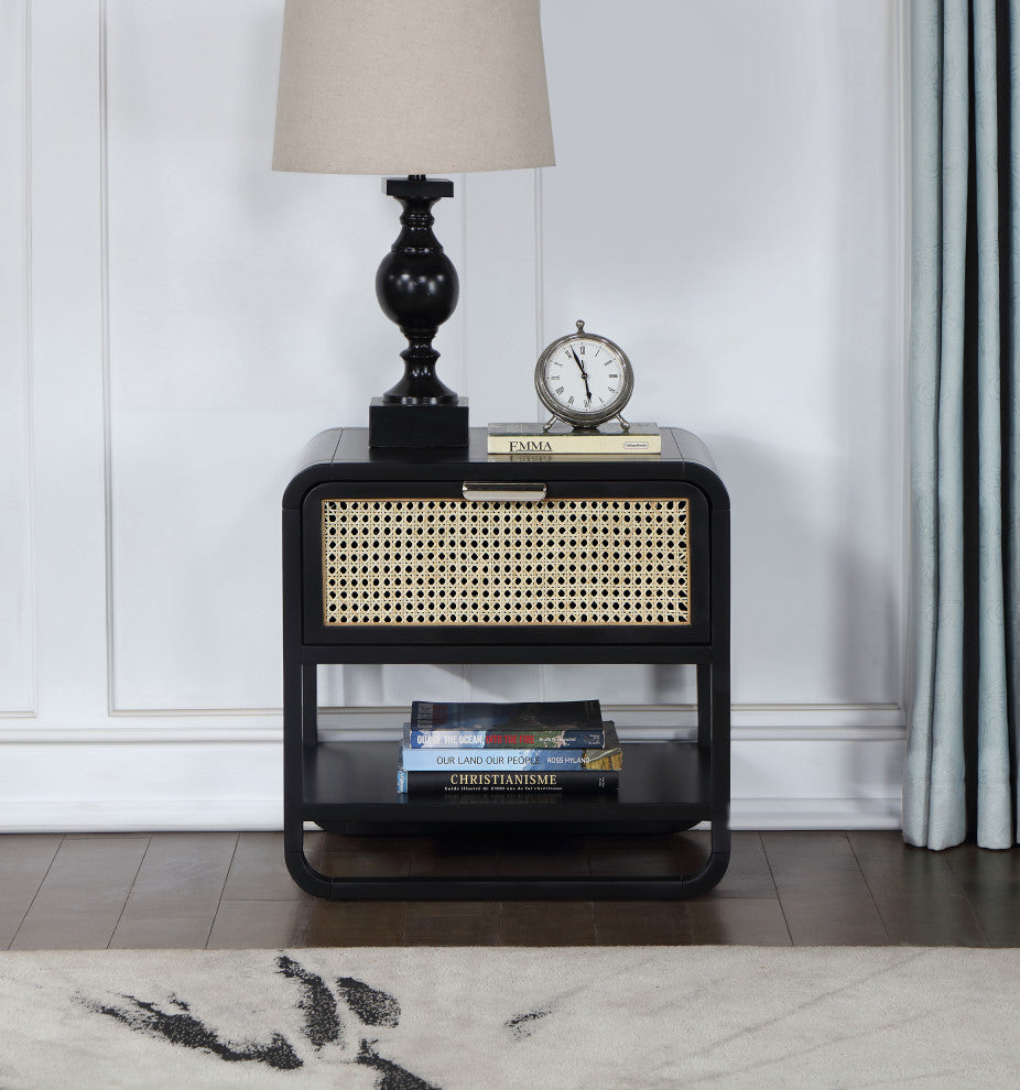 Sage Collection, Black, Nightstand