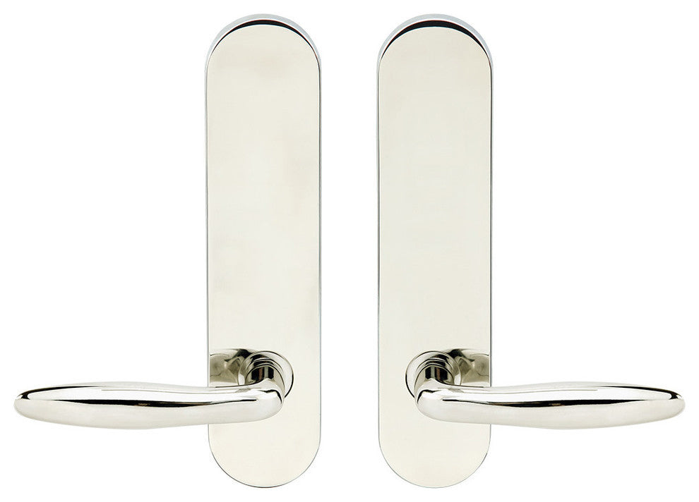 Summer Lever, Tubular Privacy, Polished Stainless Steel, 2-3/8" Backset