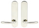 Summer Lever, Tubular Privacy, Polished Stainless Steel, 2-3/8" Backset