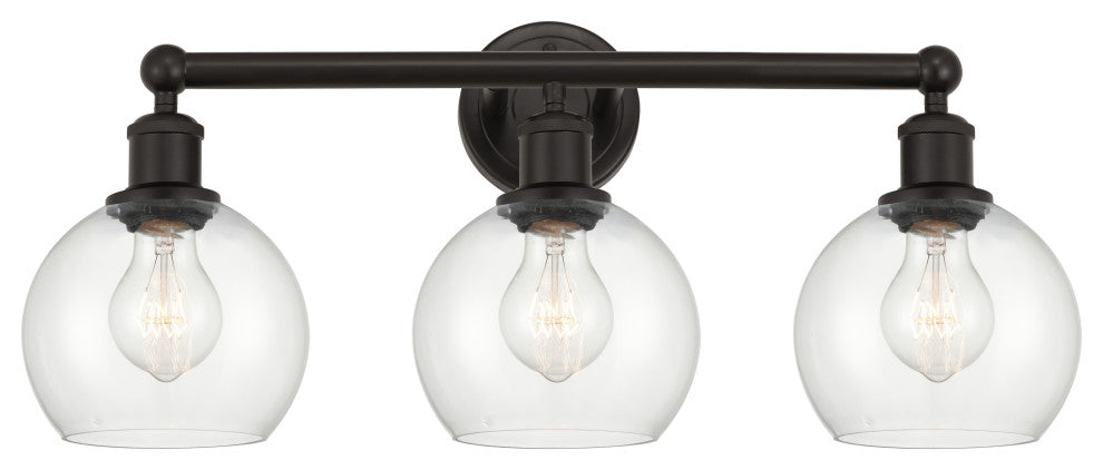 Innovations 616-3W-OB-G122-6 3 Light Bath Vanity Light, Oil Rubbed Bronze