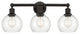 Innovations 616-3W-OB-G122-6 3 Light Bath Vanity Light, Oil Rubbed Bronze