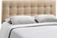 Emily King Fabric Headboard, Beige