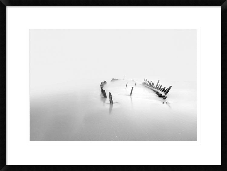 "Into The Mist" Framed Digital Print by Mel Brackstone, 30x22"