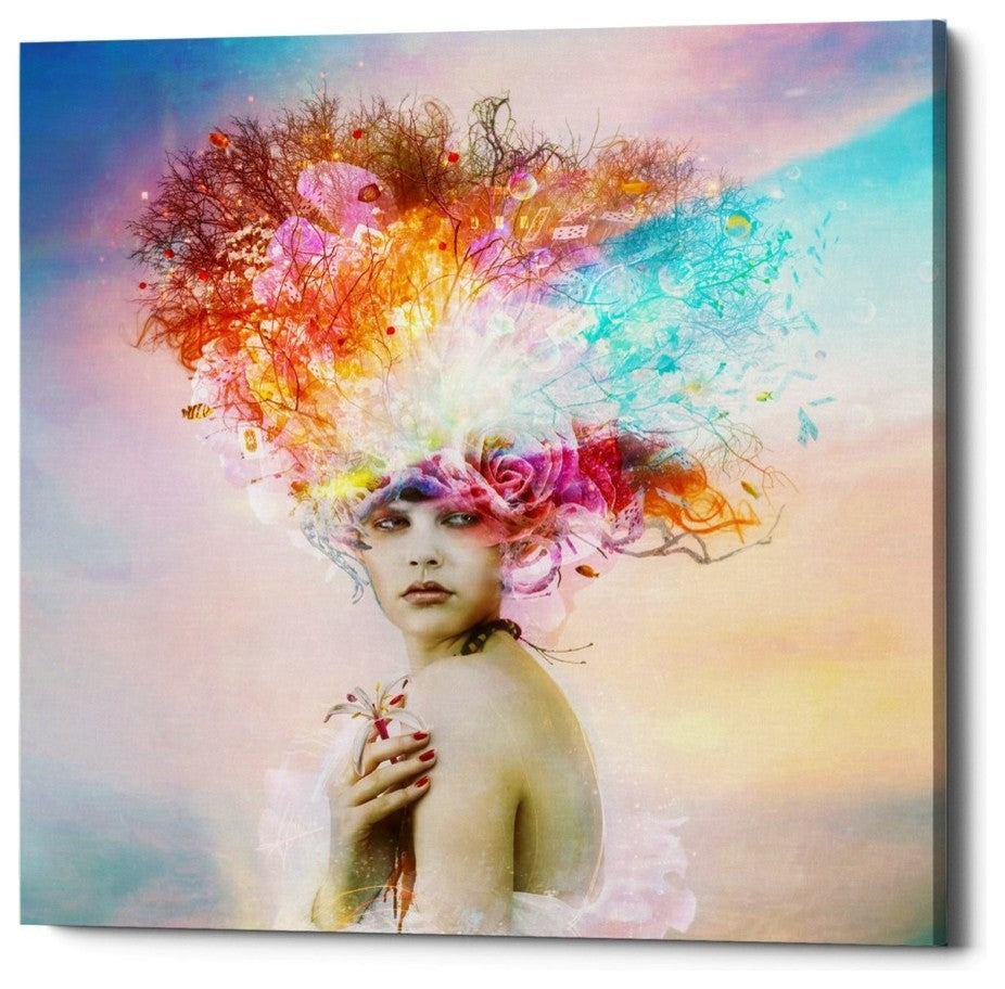 Cortesi Home "Bittersweet" by Mario Sanchez Nevado, Giclee Canvas Art, 18"x18"