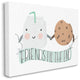 Friends Til The End Cookies And Milk Design, 16"x20"