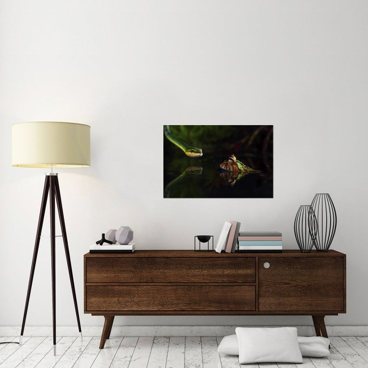 "Courage" Stretched Canvas Giclee by Shikhei Goh, 36x24"