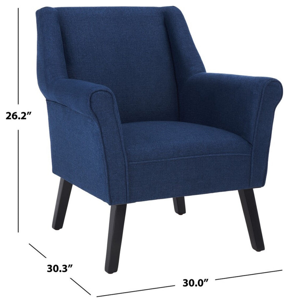 Safavieh Videl Accent Chair, Navy