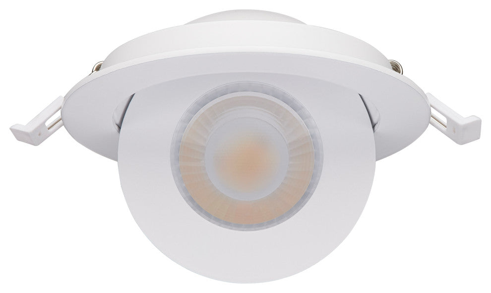 9 Watt - CCT Selectable - LED Direct Wire Downlight - Gimbaled - 4 Inch Round