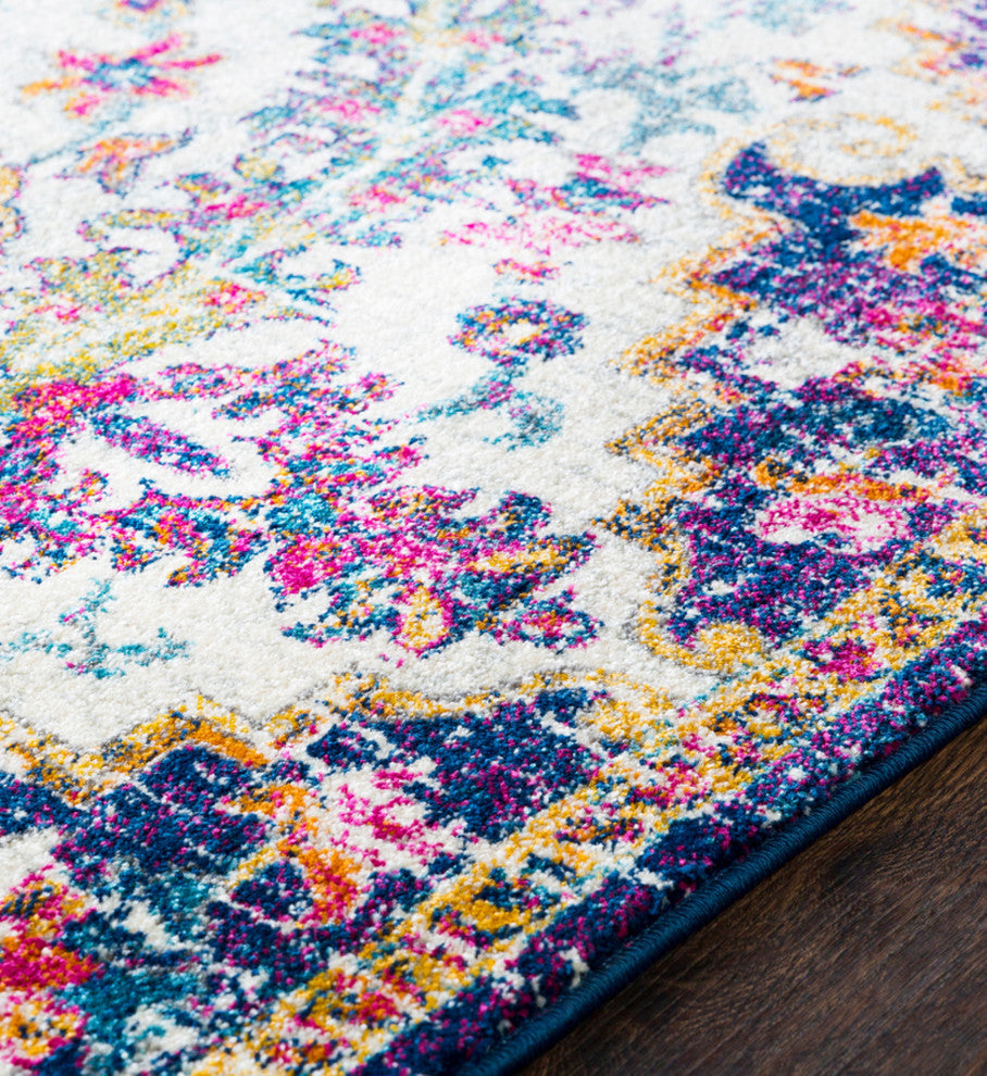 Harput Updated Traditional Beige, Saffron Area Rug, 3'11"x5'7"