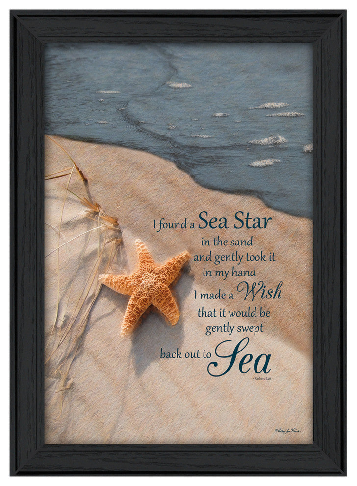 "The Wish" By Robin-Lee Vieira, Printed Wall Art, Ready To Hang, Black Frame