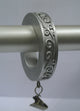 1 3/4" Scroll Designer Curtain Rings, Pewter, Set of 7
