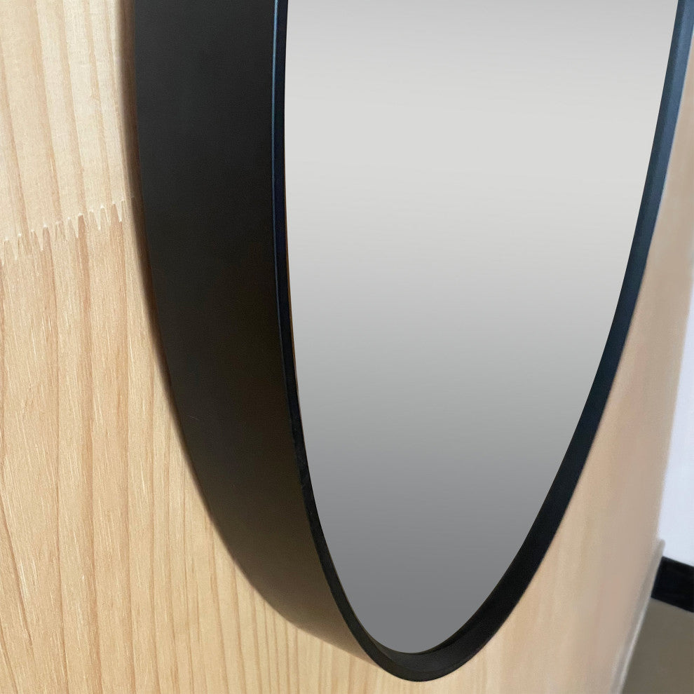 Kantor 36" High Sling Mirror, Black