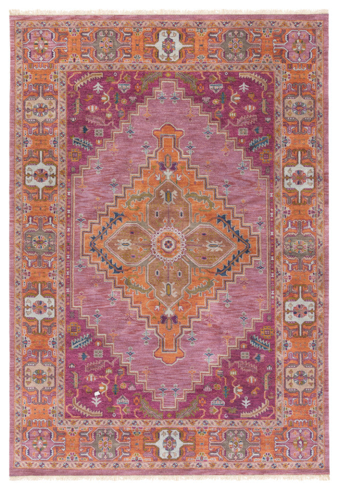 Surya Zeus ZEU-7800 Traditional Area Rug, Eggplant, 9' x 13' Rectangle