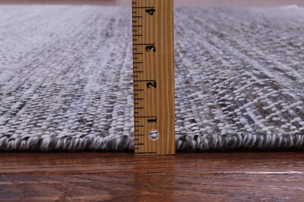 8' 1" X 10' 0" Savannah Grass Hand Knotted Wool Rug - Q13209