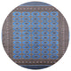Ahgly Company Indoor Round Mid-Century Modern Area Rugs, 3' Round