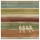 "Mumbai Rainbow Birds III" Digital Paper Print by Daphne Brissonnet, 26"x26"