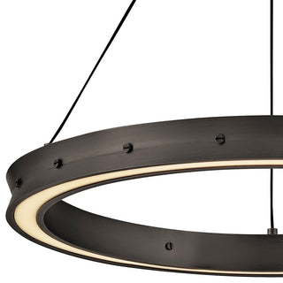 Fredrick Ramond Althea Medium Chandelier, Satin Black