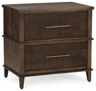 Westlake 2-Drawer Mango Wood Nightstand