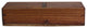 Chinese Huali Rosewood 2 Drawers Narrow Rectangular Storage Box Accent Hws412