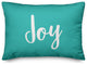 Joy, Teal 14x20 Lumbar Pillow