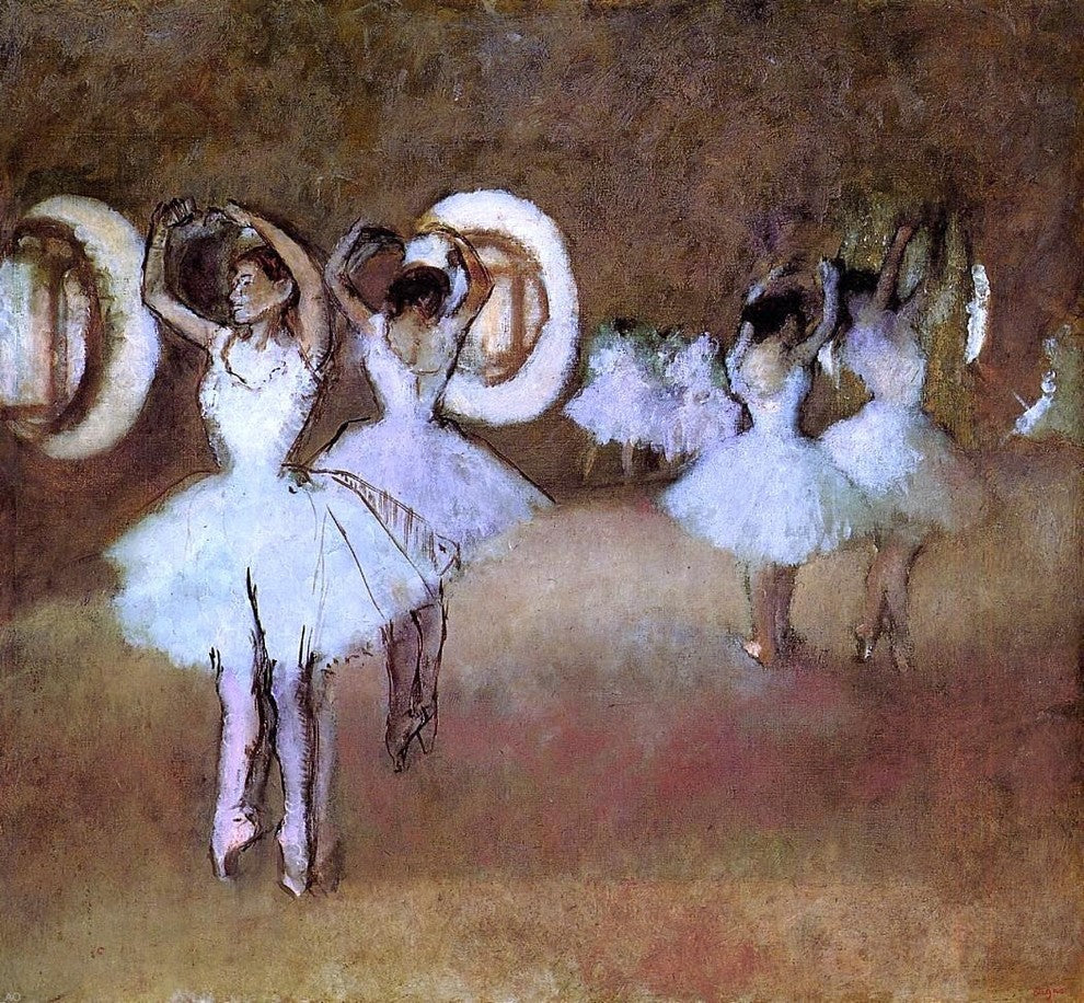 Edgar Degas Dance Rehearsal in theStudio of the Opera Gallery Wrapped Canvas