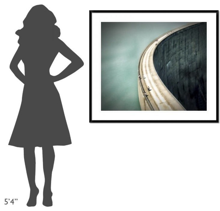 "The Dam" Framed Digital Print by Anna Cseresnjes, 44x38"