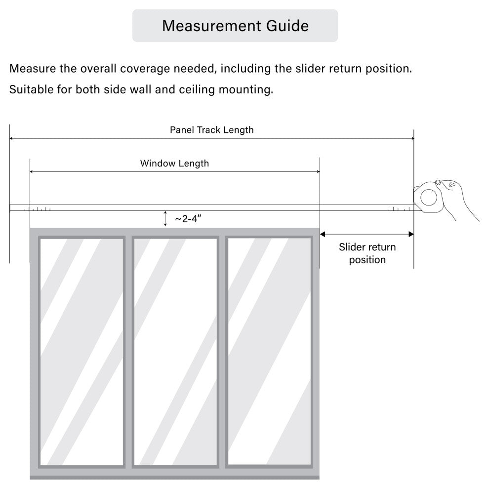 Scattered-Azure Extendable Panel Track Room Divider Vertical Blinds 94"Hx36-66"W