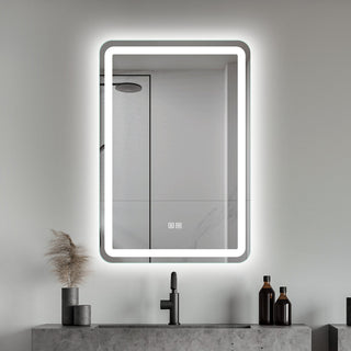 Rectangle Metal Frame LED Mirror, Wall Mirror