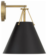 Xavier 1-Light Task Sconce, Vibrant Gold