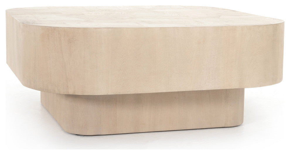 Blanco Coffee Table-Bleached Burl