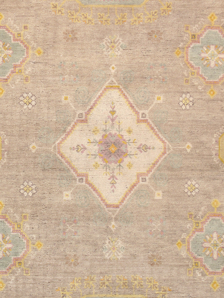 Pasargad Home Khotan Collection Hand-Knotted Camel Wool Area Rug, 12'x18'
