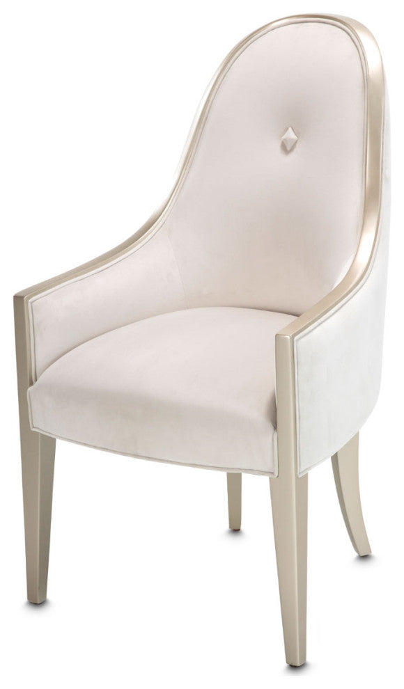 London Place Dining Arm Chair - Creamy Pearl