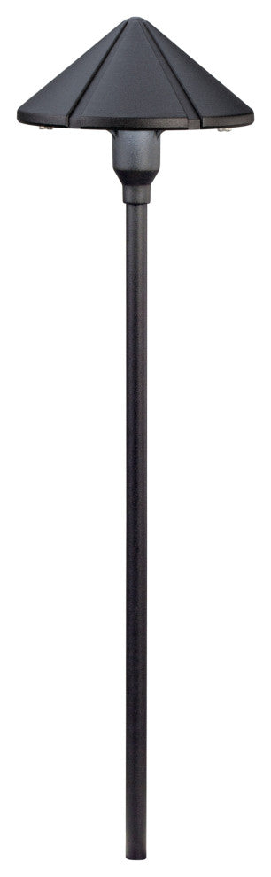 Six Groove Textured Black 22.75" Path and Spread 1--Light 12V