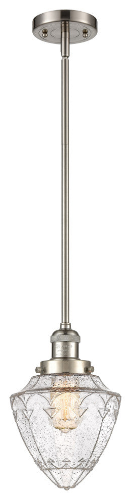 Innovations 201S-SN-G664-7 1 Light Mini Pendant, Brushed Satin Nickel