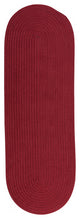 Colonial Mills Rug Reversible Flat-Braid, Oval Runner Red Runner, Oval