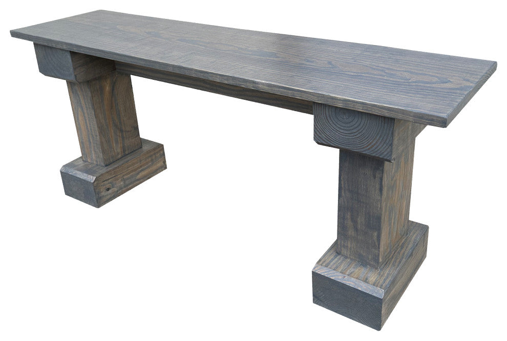 Driftwood Grey Wyoming Bench, 54 Inches
