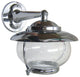 Garden Bubble Glass Sconce (Indoor / Outdoor / Solid Brass), Polished Chrome