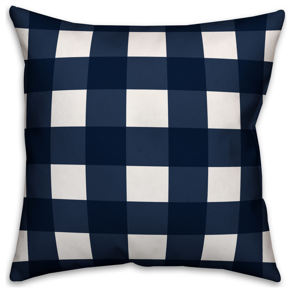 Pennsylvania Buffalo Check 18x18 Spun Poly Pillow