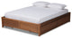 Yara Modern Brown Finished Wood Queen Size 4-Drawer Platform Storage Bed Frame
