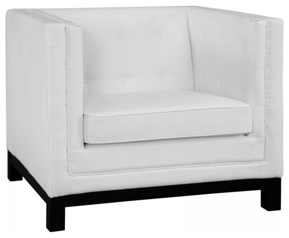 Modway Imperial Leather Armchair, White