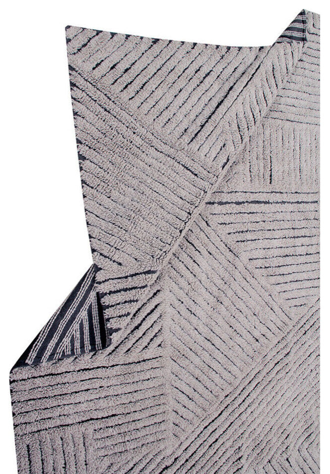 Lorena Canals Black Chia Woolable Rug
