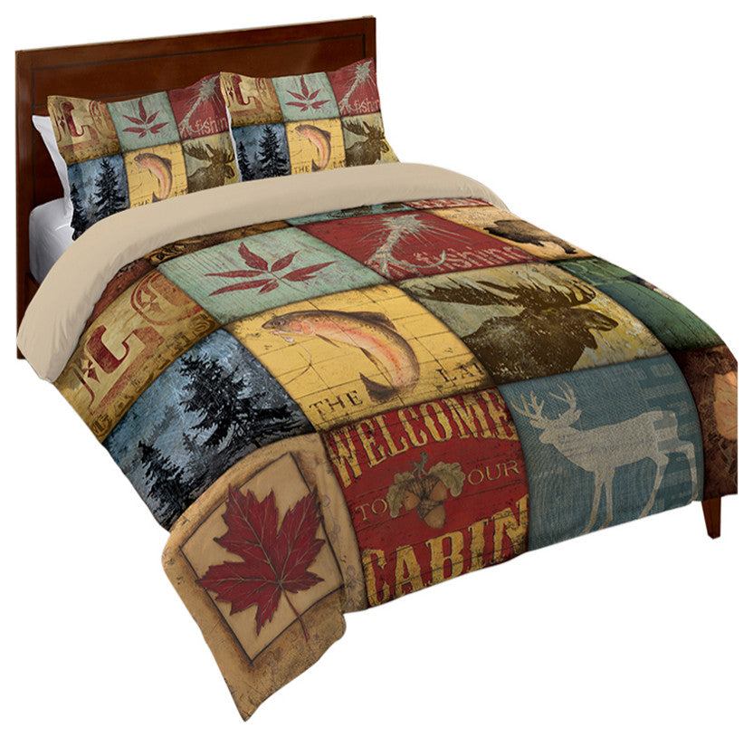 Lodge Patch King Comforter