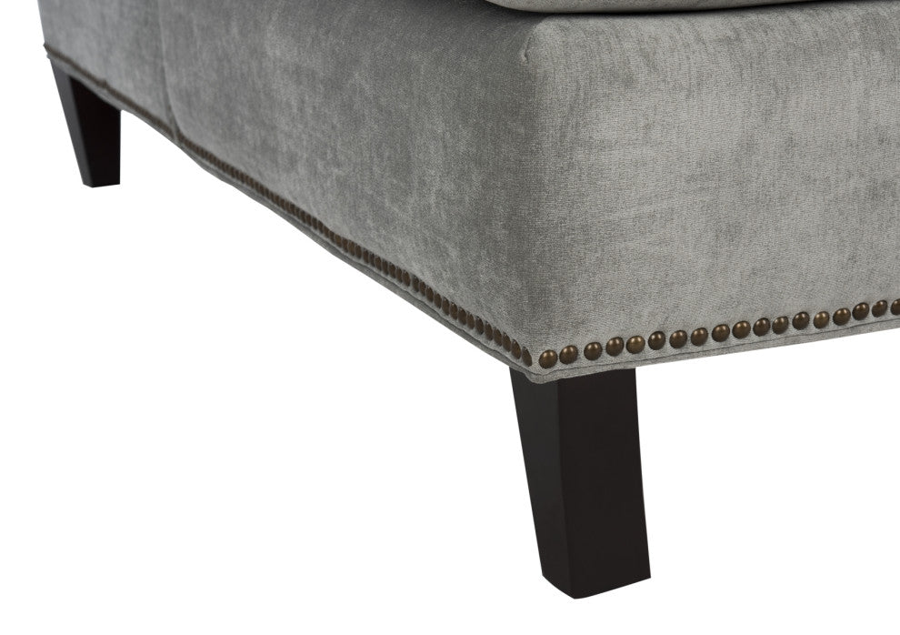 Safavieh Couture Vitali Studded Chaise, Grey