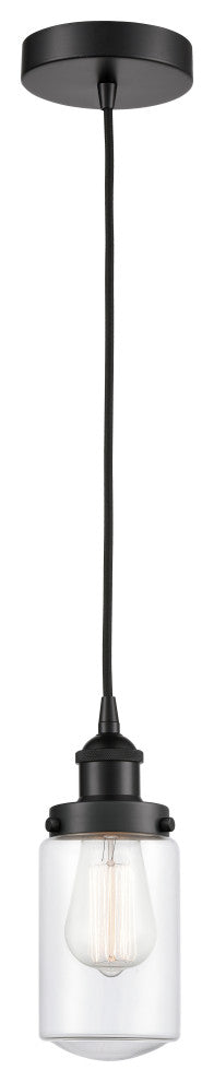 Innovations 616-1PH-BK-G312 1-Light Mini Pendant, Matte Black
