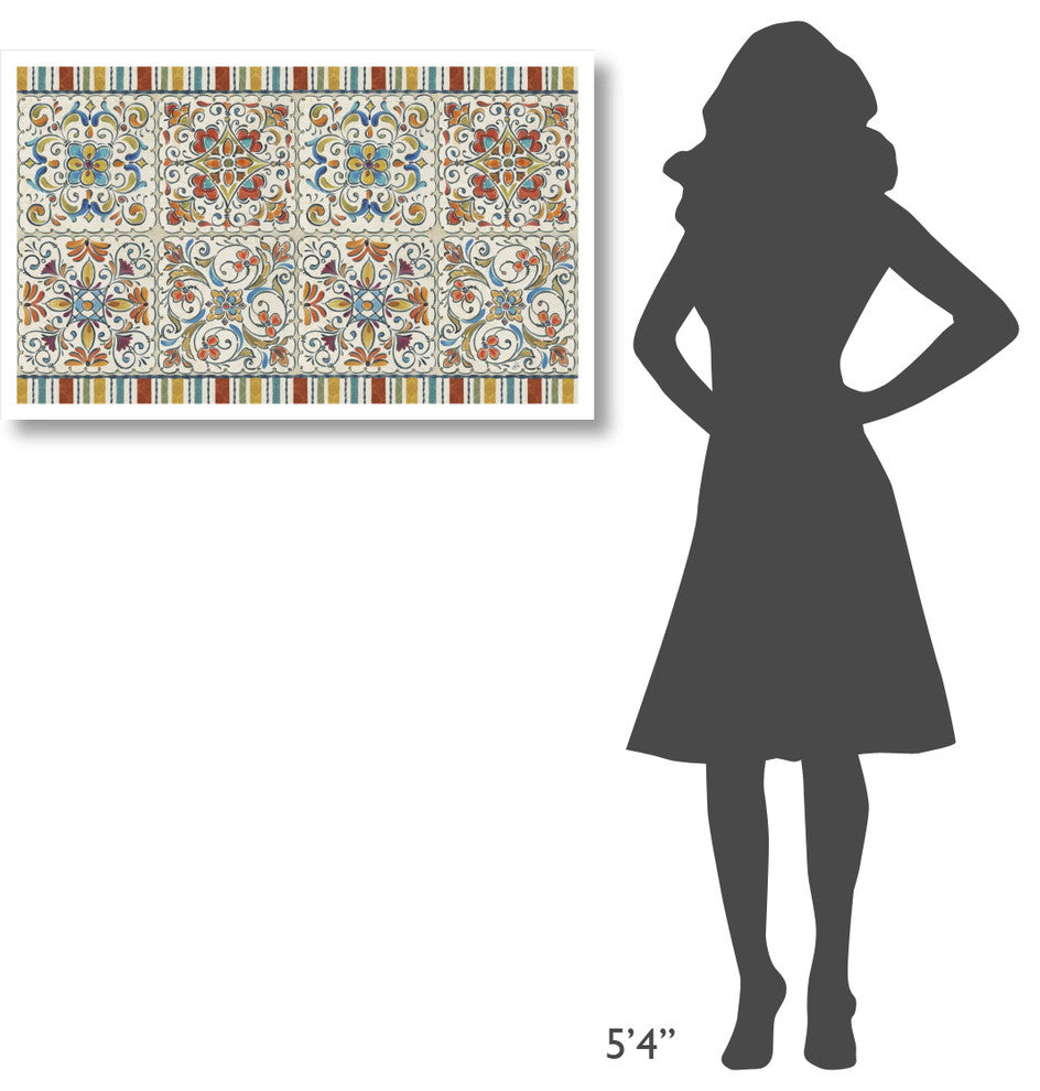 "Mediterranean Flair XVIII" Digital Paper Print by Daphne Brissonnet, 38"x24"