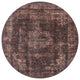 Ahgly Company Indoor Round Mid-Century Modern Area Rugs, 3' Round