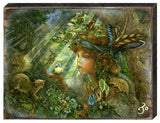 Nature Boy Wall and Table Top Wooden Decor, 36x24