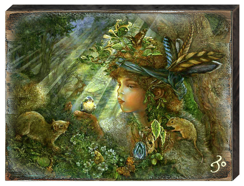 Nature Boy Wall and Table Top Wooden Decor, 36x24