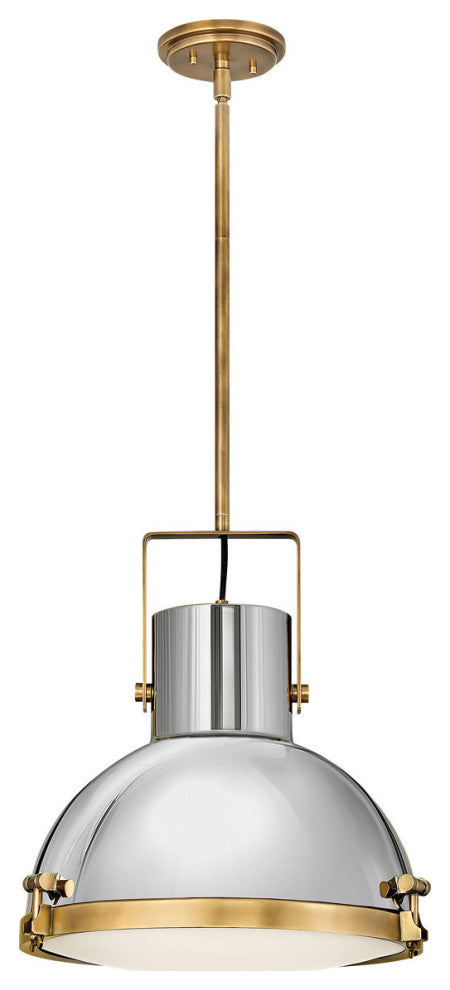 Hinkley Nautique Large Pendant, Heritage Brass