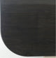 Resource Decor Shield Dining Table, Black Maple/Rose Gold